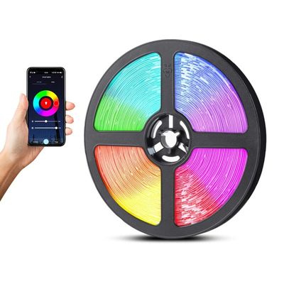 3-180LEDS 10M TUYA WIFI コントロール 24Key IR リモート 音楽シンクロ アレクサ グーグルアシスタント 互換性 RGB 5050 LED ストライプライト