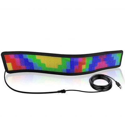 インダースマトリックスピクセルパネル 車の後ろ窓 LEDディスプレイ画面 USB入力インターフェース