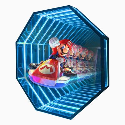50 C 温度耐性3D LED扇風機 インフィニティミラーライトボックス