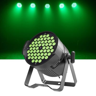 54x3w Rgbw LEDステージライト プライベートモデル Dmx 洗濯 3in1 パールライト アルミニウム 結婚式