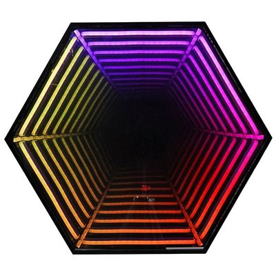カラフルなカスタマイズされた3Dマジック インフィニティミラー 多層ネオンサイン