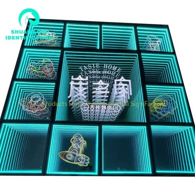 室外 3D LED ライトアップ 床 深い鏡 ネオン 深い魔法鏡 サイズ オーダーメイド