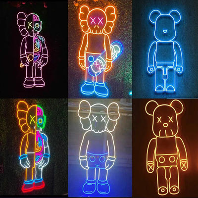 パーティバー ホーム イベント 飾り ネオンライト ハッピーバースデー LED RGB シリカジェル付きサイン