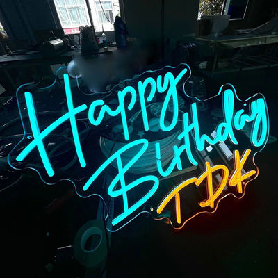 オーダーメイド LED ニュオンライト 名前 ロゴ ニュオンサイン 寝室 誕生日 パーティー 家