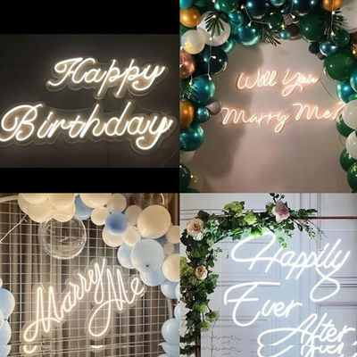 オーダーメイド LED ニュオンライト 名前 ロゴ ニュオンサイン 寝室 誕生日 パーティー 家