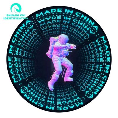 テクノロジーの光と影 カスタマイズされた3Dネオン・アビスサル・ミラー 50x50ネオン・ミラー