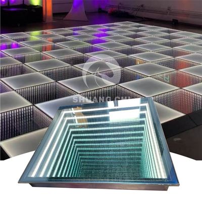 LED 液体タイル 床とサポート 暗くしたレンガ灯で 目覚ましいビジュアル