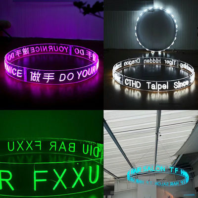 DIY キャベルのネオンライトサイン オーダーメイド ロゴ フレックスストライプ スムーズライト 生産ライン