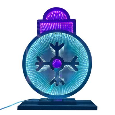 DC 12V LEDライト クリスマス スノーボール アクリル マジックミラー アビッサル インフィニットミラーズ