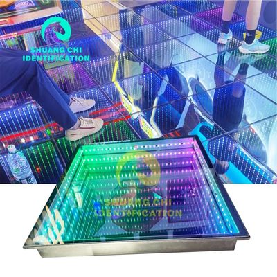 3D インフィニティ ミラー ビデオ ライト LED ダンス フロア 結婚式 パーティー パーソナライゼーション