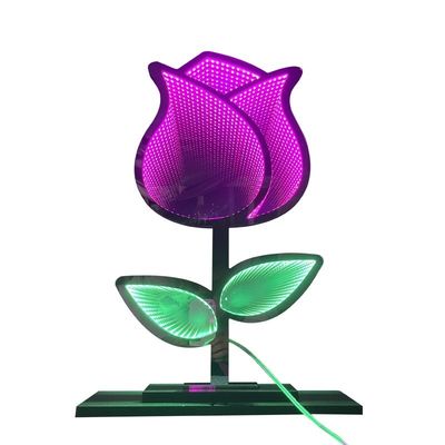 高光流量 双面インフィニティミラー 装飾用ディスプレイ用 LED ネオンサイン