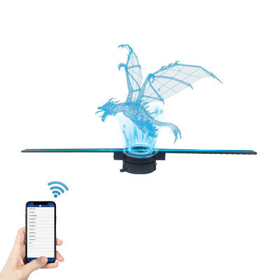 24時間応答時間 65cm/80cm/100cm 空気ホログラム投影用の3Dホログラム扇風機