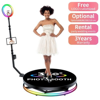 LED 360 フォトブース レンタル ローティング フリー ロゴ セルフィー プロポーズ 結婚式・パーティー
