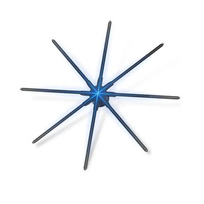 クラウド広告 ホログラフィック扇風機 壁掛けコントラスト比 1.692MM 明るさ 2300