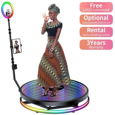 iPad と スマートフォン の オートマティック 360° オーバーヘッド フォト ブース を 含める 無料 アクセサリー
