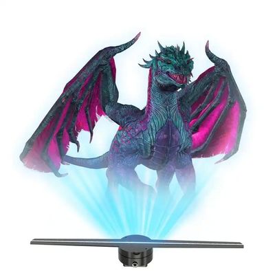 ホテルデジタルビデオシグネージ 65cm ホログラム扇風機 1080p クラウドWifi オログラムディスプレイ