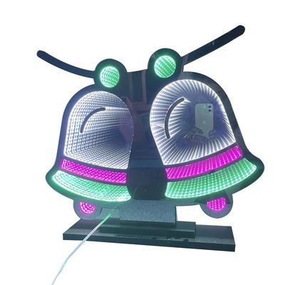 2- オーダーメイド RGB 大きなクリスマス ギフト キャンディースティック 祭りの飾り付けのためのインフィニティミラーライト