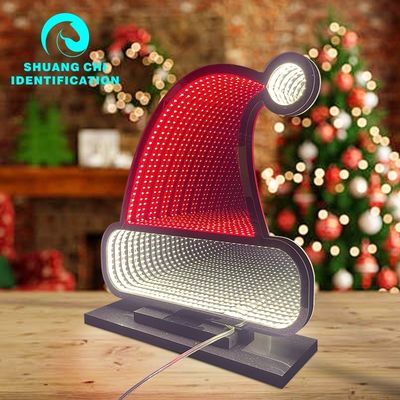 2- オーダーメイド RGB 大きなクリスマス ギフト キャンディースティック 祭りの飾り付けのためのインフィニティミラーライト