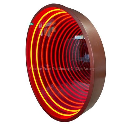 スタッドレスタイヤハウジング 現代のスタイルでLEDストライプのカスタム3Dミラータイル