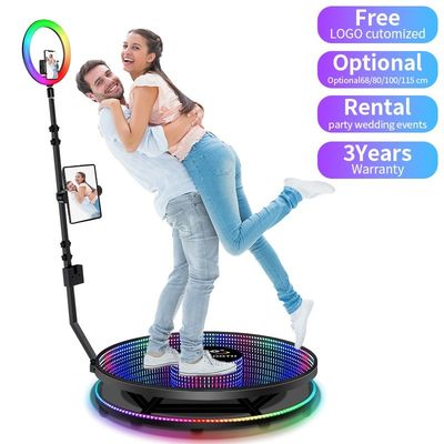 ローティングスタンド長さ 80-120CM イベント写真ブース ループライトと360ビデオカメラ