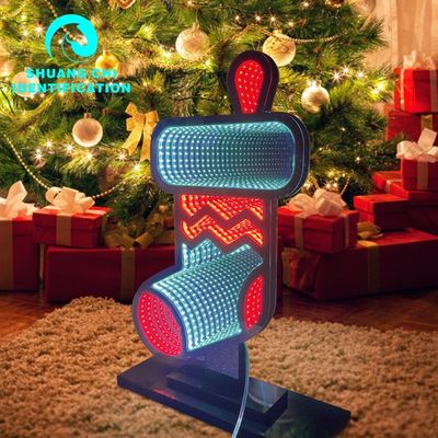 40cm カスタム クリスマス ネオン アビス ミラー サンタ インフィニティ ミラー シグナルライト