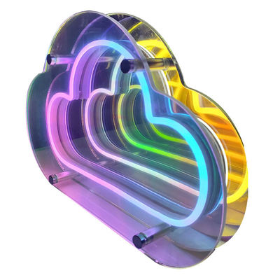 DC12V/AC110-220V カスタム インフィニティ ロゴ カラー LED 3D ネオン ウォール トンネル DJ ディスコパーティー