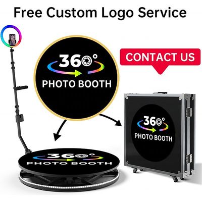 360 フォトブース カメラ回転プラットフォーム 500KG 負荷負荷と緊急制御