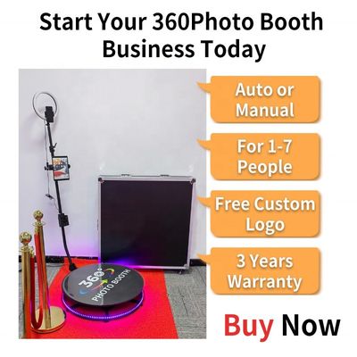 360 フォトブース カメラ回転プラットフォーム 500KG 負荷負荷と緊急制御