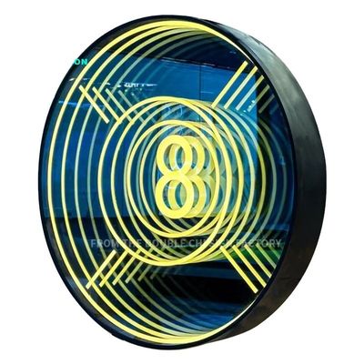 カスタマイズされたネオン インフィニティ 3D LED オプティカル・イリュージョン 床の鏡 あなたの家の装飾を向上させる