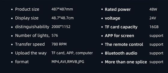スーパーマーケット コンテンツ アップロード APP 75x2 Wifi ホログラム LED扇風機 3D ホログラム投影