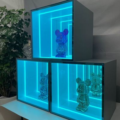 ファッションストア LEDライト インテリジェントトンネル装飾用色替えるディスプレイキャビネット