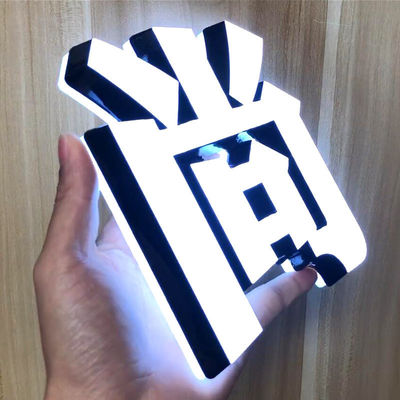 OEM アウトレット アクリル フロントとバック LED 広告サインディスプレイのための明るい文字