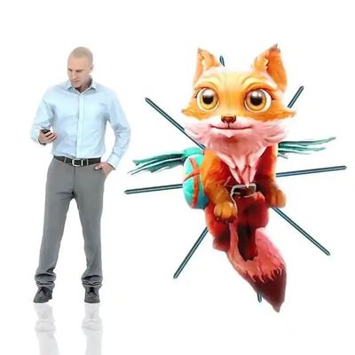 注目すべき広告ディスプレイ 高画質プロジェクションの3Dホログラムファン