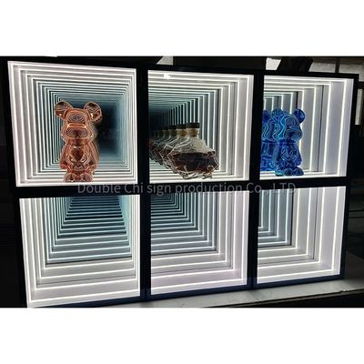 高明るさ LEDライト 無限反射器 ディスプレイキャビネット オフィスホーム リビング