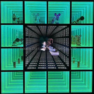 2024 装飾用収納 室内・室外・二重目的 穴の鏡 光ディスプレイキャビネット