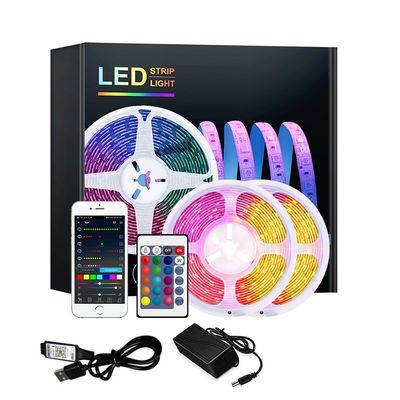 室内装飾 5m 10m RGB LED ストライプライト IR コントロールと防水 SMD 5050
