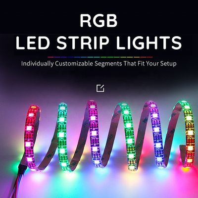 防水 5m 5050 柔軟なマシン Usb マジック カラー テレビ 超薄型 スマート LED ストライプライト