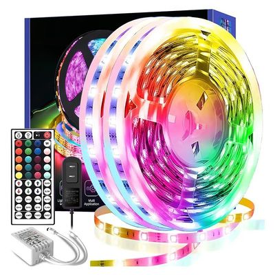 5050 RGB 変色 音楽 シンクロ エムビント ブルートゥース スマート ストライプ 光 装飾用