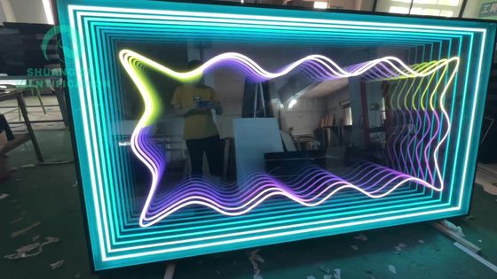 ネオン・アビス・ミラー (Neon Abyss Mirror) の 設置 プロセス が 公開 さ れ て いる の で,あなたの 空間 を 改良 し て ください