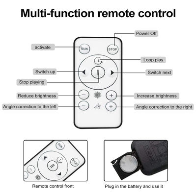 1800 亮度 壁 3D ホログラム 広告ディスプレイ APP コンテンツをアップロードする