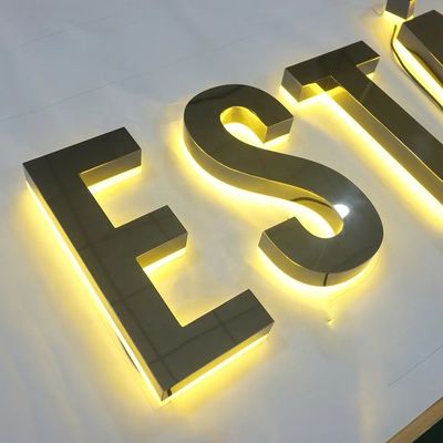 アダプター電源 オーダーメイド ステンレス スチール LED バックライト