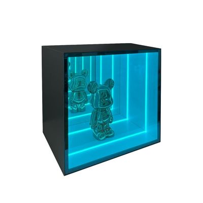 室内 室外 壁に吊るし LED 色の変化 光 飾り付けの深淵 インフィニティミラー ディスプレイ ミラーキャビネット