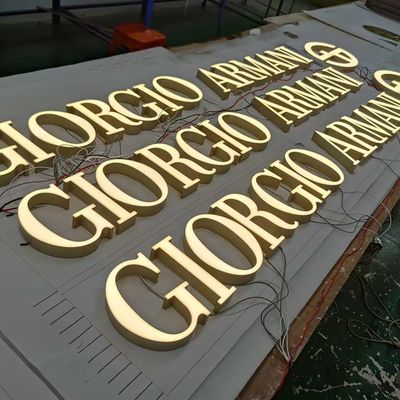 カスタム ロゴ ステンレス 鋼 アクリル LED ストライプ照明