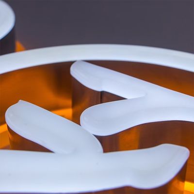 カスタム ロゴ ステンレス 鋼 アクリル LED ストライプ照明