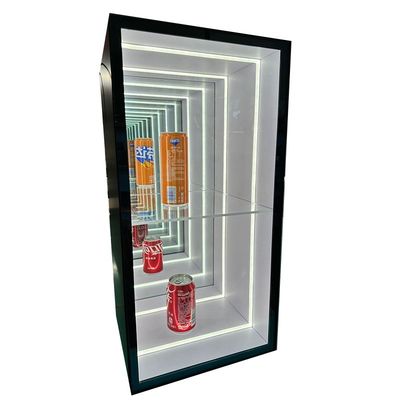 カスタマイズされたサイズ ファッションライトアップ 3D LED インフィニティミラーディスプレイケース