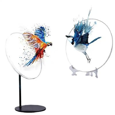 ステーション 3D プログラム可能な壁ホログラム LED ディスプレイ 超幅Lcd ディスプレイの扇風機