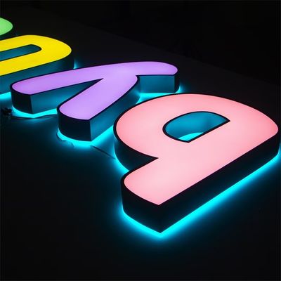広告ディスプレイ 12V 入力電圧と明るい文字のLEDライトボックスサイン