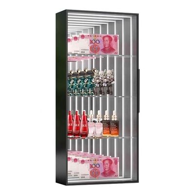 トレンド インフィニティ ミラー ディスプレイケース ジュエリー 化粧品 香水 腕時計 可変