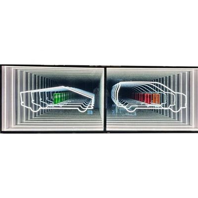 高亮度LEDライト インフィニティアビス2024製品装飾用鏡ディスプレイケース