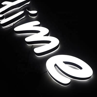 ショッピングモールシグネチャー オーダーメイド LED バックライト レター ネオンライトとアルミニウムレター